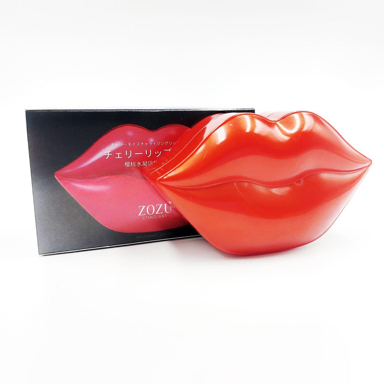 Опт 3 шт. Живильні зволожувальні Патчі від сухості Губ з екстрактом Червоних морських Водоростей ZOZU, 20шт(60г), фото 1