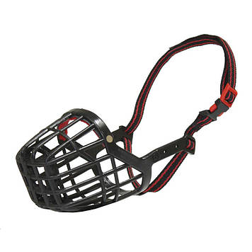 Намордник пластиковий №9 для басет-хаунд, Бернез 75х8х12см