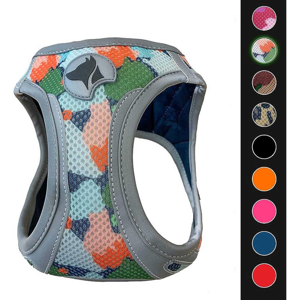 Шлея HIKING REFLECTIVE, арлекін , нейлон, L 46-53см
