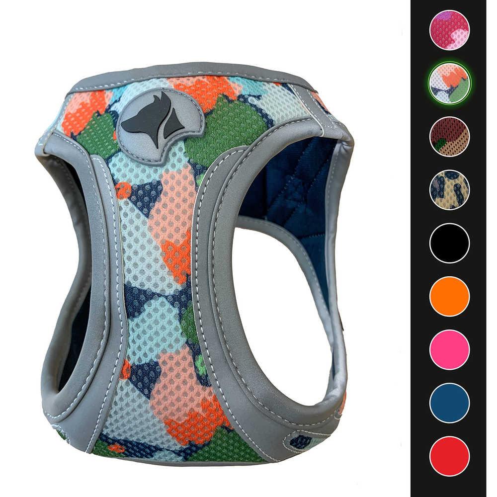 Шлея HIKING REFLECTIVE, арлекін , нейлон, XL 53-58см