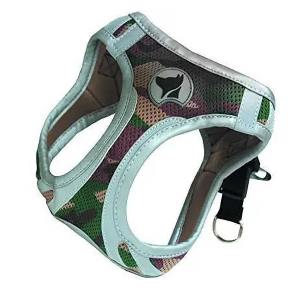 Шлея HIKING REFLECTIVE, мілітари, нейлон, L 46-53см, фото 1