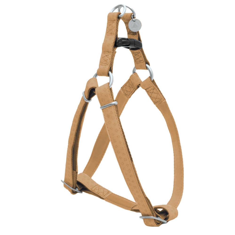 Шлея MYLORD з тисненням, помаранчева, шкірозамінник, 36 / 60х1,5см ., фото 1