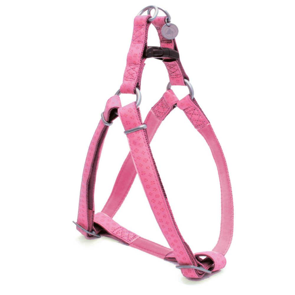 Шлея MYLORD з тисненням, рожева, шкірозамінник, 50 / 75х2см ., фото 1