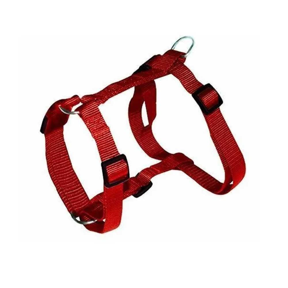 Шлея PETTORINA, червона, нейлон, 46-78x1,6см, фото 1