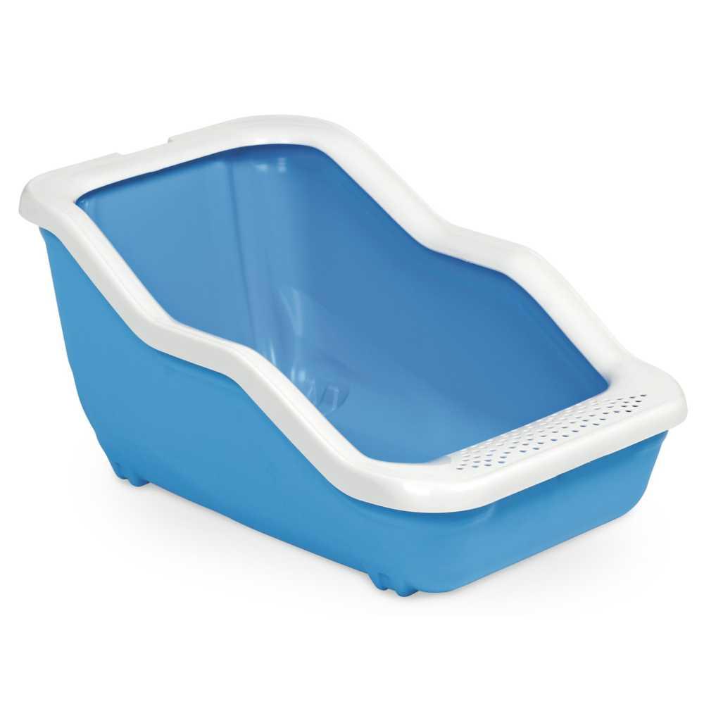 Туалет д/кіш з рамкою NETTA OPEN BLUE 54x39x29 .