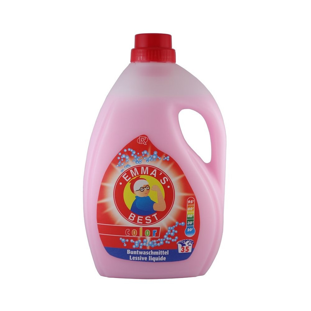 Гель Emma's Best Color 2L на 35 прань — догляд за кольоровою білизною, фото 1