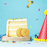 Печиво Oreo Golden Birthday Cake Creme Sandwich Cookies Limited Edition 303г, фото 8