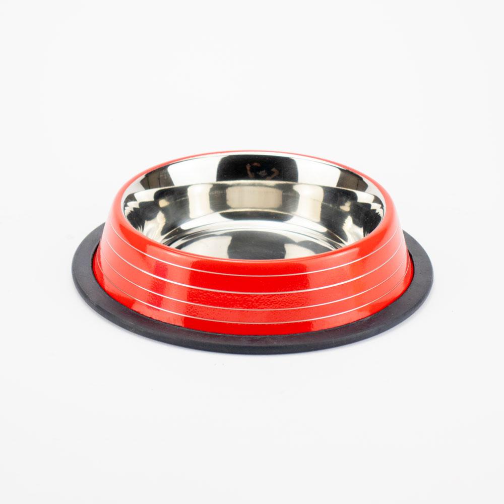 Миска "Agility" металева,ребриста 400 мл ,19 см (.), фото 1