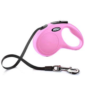 Рулетка FLEXI Classic XS, 3м, до 12кг, стрічка, рожева (3136)( .)