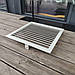 Решітка 1000х900 вентиляційна РВ-19 Ламельна антивандальна для вент каналів, фото 5