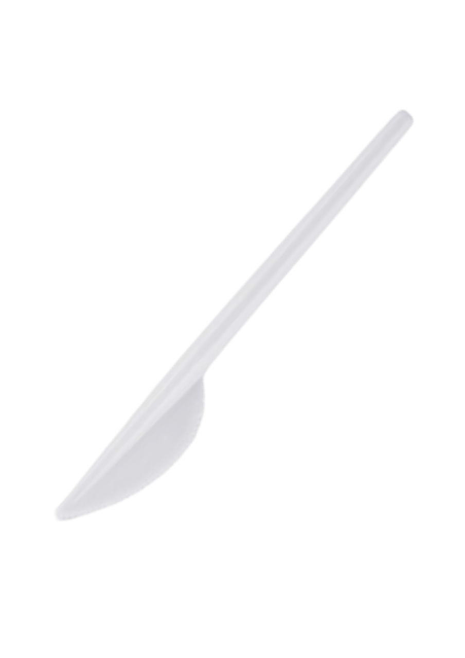 Ніж білий 16см (100шт/уп)
