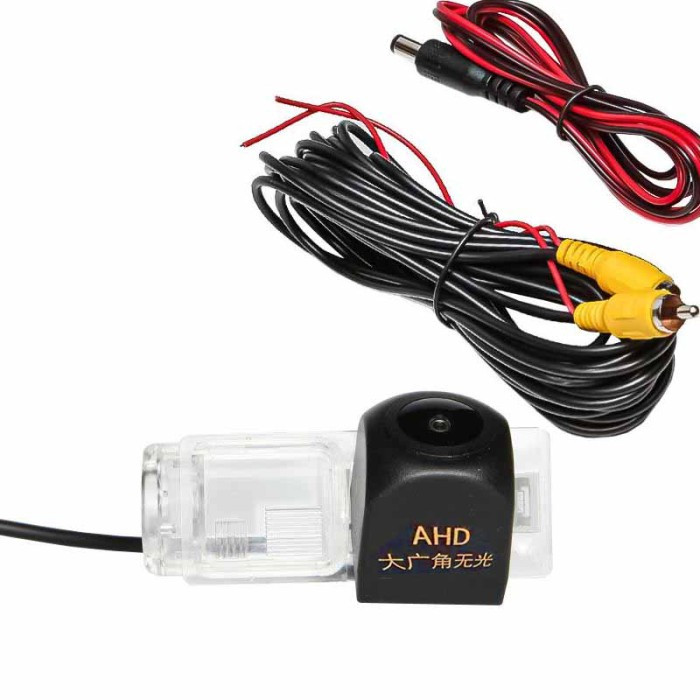 Камера заднього виду на номерний знак Audi A1 A3 A4 A7 Q3 Q5 (2012-14) 2 реж. HS-8202 матриця AHD 1080P/720P, фото 1