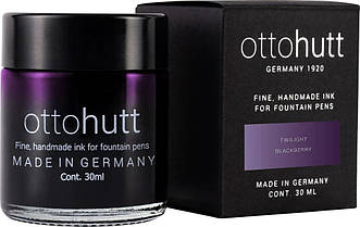 Чорнило Otto Hutt Twilight Blackberry у скляній баночці 30 мл, колір фіолетовий з запахом ожини, 949109