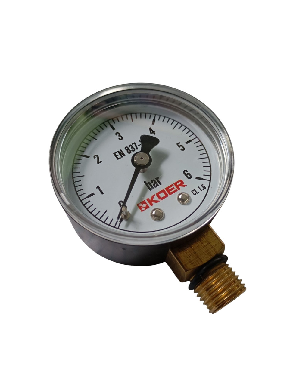 Манометр (0-6 bar) радіальний D=50 мм 1/4"