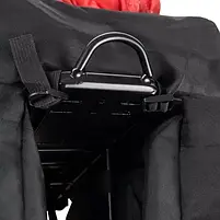 Сумка для велосипеда на багажник велосумка Чорна, фото 2