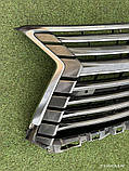 Решітка радіатора Lexus LX від2015-2021гг 5310160570 спереду хром і решітка цілі, ззаду од, фото 3
