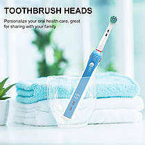 Змінні насадки для зубної щітки Oral B Braun, 10 штук у пакованні, професійні насадки для електричної, фото 3