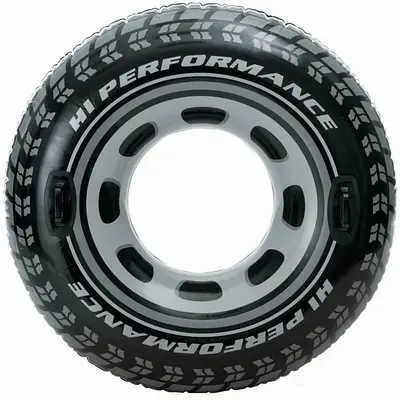 Дитячий надувний пляжний круг Шина Intex No 56268 114 см