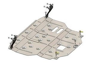 Захист радіатора Kia Forte BD (2018--) Кольчуга