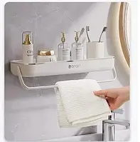 Органайзер у ванну полиця+вішалка TOWEL BAR LY-840