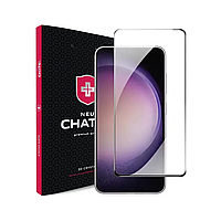 Захисне скло Samsung Galaxy S24 NEU Chatel Ultra Clear антиблікове з чорною рамкою