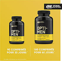 Якісні вітаміни в Європейській версії !! Optimum Nutrition OPTI – MEN (EU), 180 таблеток