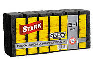 Губки кухонні Stark porous чорні 5+1шт/уп