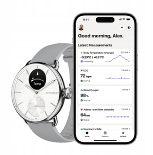 Смарт-годинник Withings ScanWatch 2 - 38 mm Pearl White, фото 3