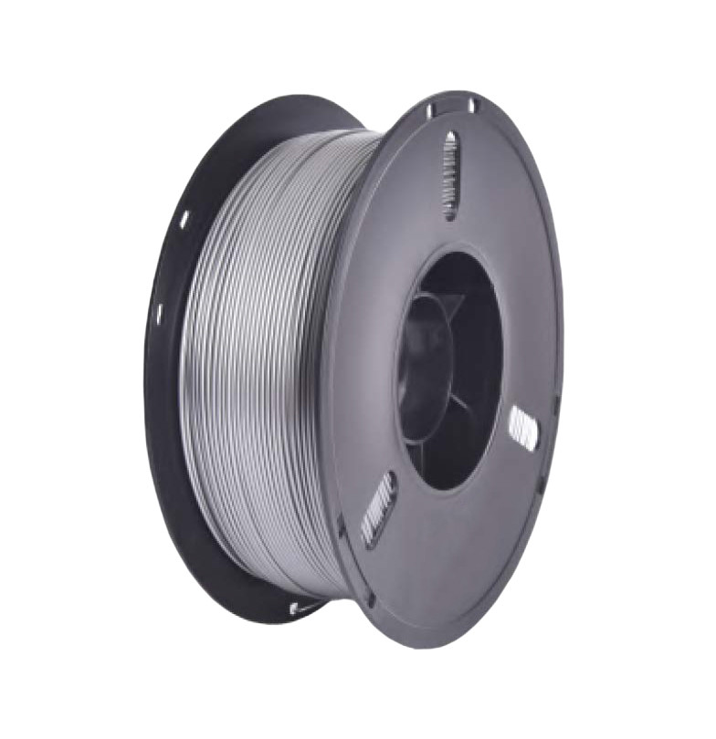 PETG нитка для 3D друку 1.75 мм, 1 кг, сріблястий (Silver), міцний пластик для 3D-принтера