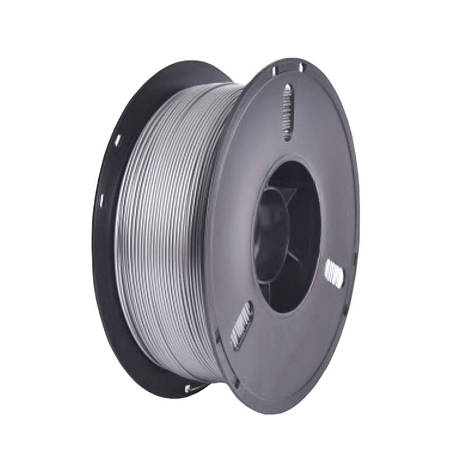 PETG нитка для 3D друку 1.75 мм, 1 кг, сріблястий (Silver), міцний пластик для 3D-принтера, фото 1