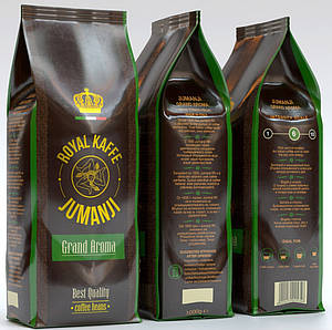 Кофе в зернах JUMANJI Grand Espresso 1кг, 100% арабика