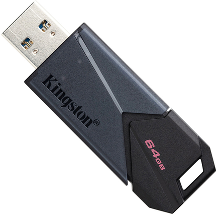 Флеш пам'ять USB Kingston DataTraveler Exodia Onyx 64GB USB 3.2 Gen1 Black (DTXON/64GB), фото 3
