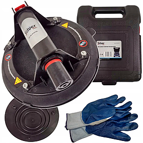 Вакуумна присоска для плитки, кахлю, скла 190 кг Silver S11755