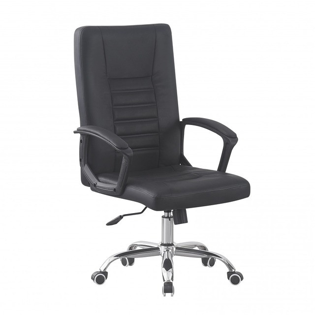 Крісло офісне на колесах Bonro PRO-LT8 чорне