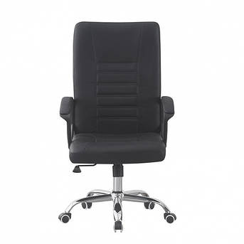 Крісло офісне на колесах Bonro PRO-LT8 чорне, фото 3