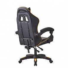 Крісло геймерське Bonro PRO-ST10 жовте, фото 4