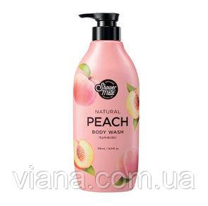 Гель для душу з ароматом персика Kerasys Shower Mate Peach Body Wash 500 мл