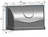 Світлозахист OS2с 995x750x315 мм, для припливного клапана, сірий, фото 3