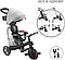 Велосипед дитячий триколісний GLOBBER Explorer Trike Deluxe Play 4 в 1 Чорно-сірий (636-120), фото 6