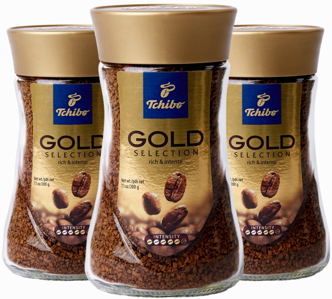 ОРИГІНАЛ! Кава розчинна Tchibo Gold Selection 200г, Німеччина