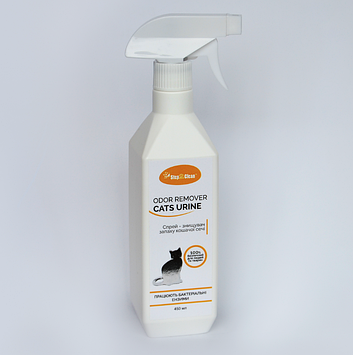 Спрей-знищувач запаху котячої сечі Step2Clean™ Cats Urine Odor Remover 450мл