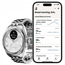 Смарт-годинник Withings ScanWatch Nova Brilliant - Titanium Grey, фото 6