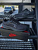 Чоловічі кросівки Nike Zoom Pegasus black чорні Найк Пегасус сітка піна на літо, фото 5