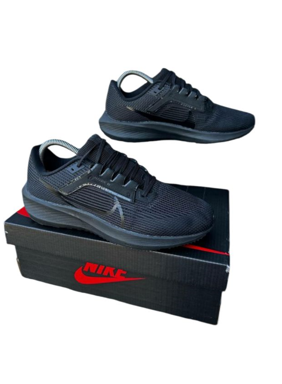 Чоловічі кросівки Nike Zoom Pegasus black чорні Найк Пегасус сітка піна на літо