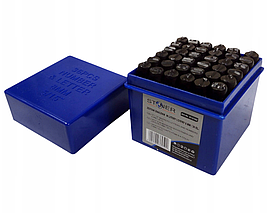 Клейма букв + цифрові 8 мм 36 шт. STONER S12102