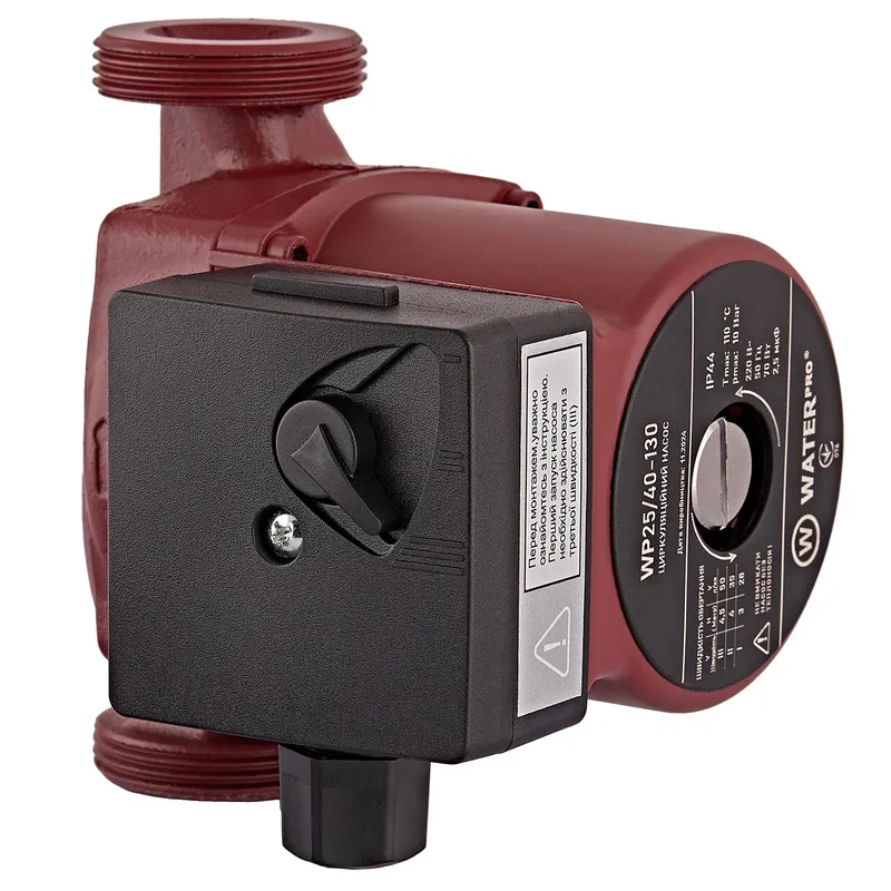 Насос циркуляційний Waterpro WP25/40-130 з кабелем без гайок (WP3337)