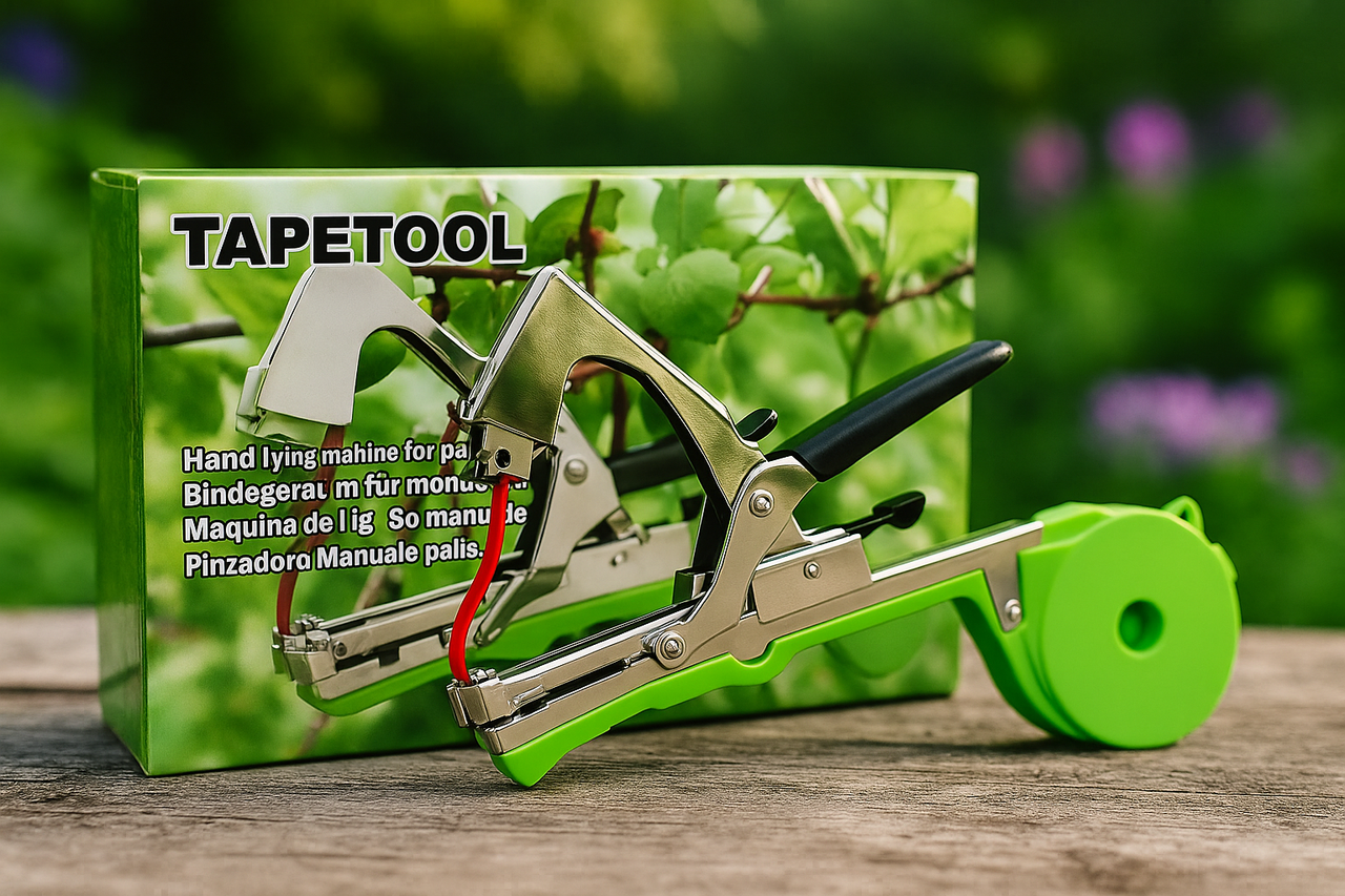 Садовий степлер Tape Tool для підв'язування рослин Тапенер Обв'язувальна машина кущів і дерев, винограду