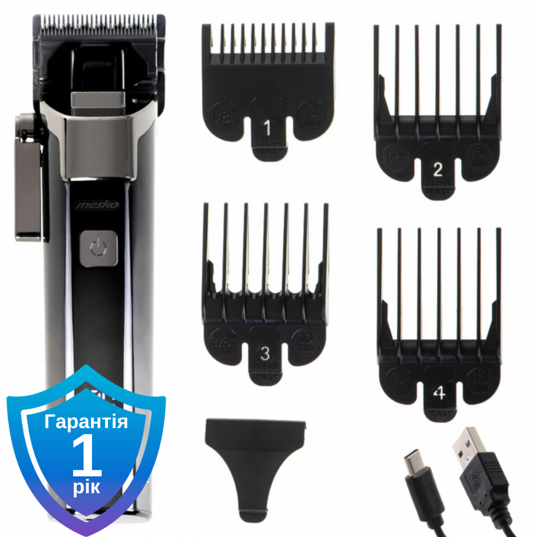 Машинка для стриження волосся Mesko MS 2842 LED USB-C, фото 1