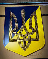 Дерев'яний «Тризуб» із гільзами