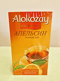 Чай Alokozay Апельсин 25 пакетів чорний